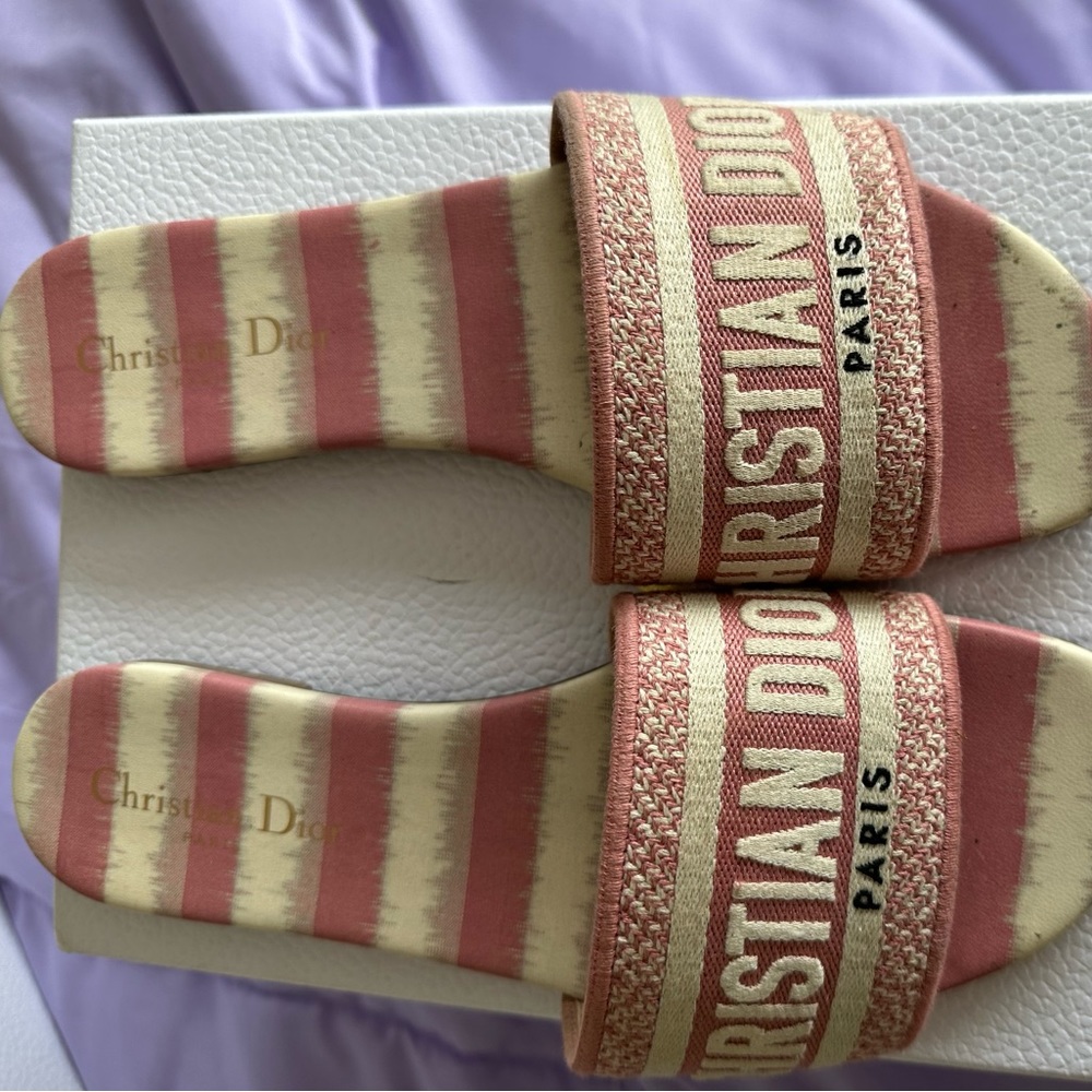 Blush Pink Dior Slides